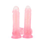 Dildo jelly realistico con ventosta stimolatore vaginale Sensual pene finto morbido