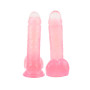 Dildo jelly realistico con ventosta stimolatore vaginale Sensual pene finto morbido