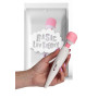 Vibratore ricaricabile magic wand in silicone curve stimolatore clitoride massaggiatore vibrante