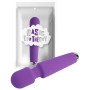 Vibratore magic wand con testina flessibile soft touch massaggiatore vaginale waterproof