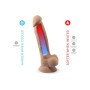 fallo realistico vaginale anale dildo con ventosa e testicoli pene finto sextoys