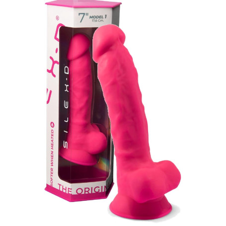 Fallo realistico con ventosa testicoli in silicone dildo anale pene finto sextoy