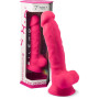 Fallo realistico con ventosa testicoli in silicone dildo anale pene finto sextoy