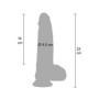 Dildo ultra realistico soft touch morbido con ventosa fallo xxl dual density