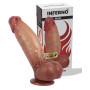 Fallo big con ventosa impermeabile in silicone stimolatore vaginale anale sextoys per lei