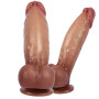 Fallo big con ventosa impermeabile in silicone stimolatore vaginale anale sextoys per lei