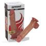 Dildo ultra realistico dual density in silicone fallo gigante stimolatore xxl vaginale