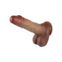 Dildo gigante pene finto xxl in silicone impermeabile con ventosa fallo dual density