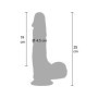 Dildo gigante pene finto xxl in silicone impermeabile con ventosa fallo dual density