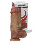 Dildo gigante pene finto xxl in silicone impermeabile con ventosa fallo dual density