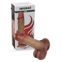 Dildo gigante pene finto xxl in silicone impermeabile con ventosa fallo dual density