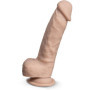 Dildo real skin in silicone termoregolatore fallo realistico con ventosa sextoys per lei