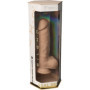 Dildo real skin in silicone termoregolatore fallo realistico con ventosa sextoys per lei