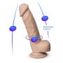 Dildo real skin in silicone termoregolatore fallo realistico con ventosa sextoys per lei