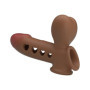 Guaina indossabbile prolunga pene in silicone gonfiabile stimolatore pene e vagina per coppie