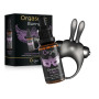 Kit intimo per coppie lubrificante per clitoride più anello vibrante in silicone orgie