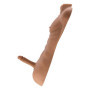Masturbatore busto ultra realistico con dildo di 20 cm e ano penetrabile stimolatore anale vaginale Dude,Fuck Me!