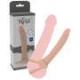 Fallo realistico indossabile con anelli fallici doppia penetrazione in silicone
