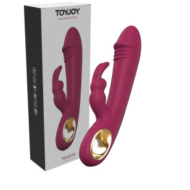 Vibratore rabbit stimolatore clitoride vaginale fallo ricaricabile in silicone per donna
