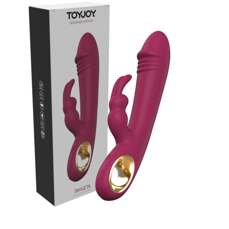 Vibratore rabbit stimolatore clitoride vaginale fallo ricaricabile in silicone per donna