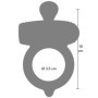 Anello fallico in silicone multivelocità stimolatore punto sextoys per la coppia