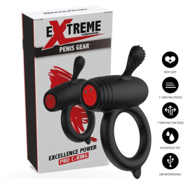 Anello fallico in silicone multivelocità stimolatore punto sextoys per la coppia