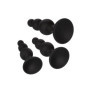Kit plug anale in silicone stimolatore anal kit con ventosa per donna