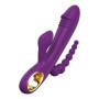 vibratore rabbit triplo stimolatore in silicone multi programma ricaricabile