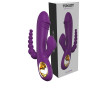 vibratore rabbit triplo stimolatore in silicone multi programma ricaricabile