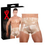 Mutande in lattice accessorio fetish boxer in latex trasparente