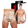 Mutande in lattice accessorio fetish boxer in latex trasparente