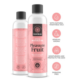 Olio per massaggi erotici per coppie profumazione ai feromoni aromatizzato alla frutta