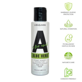Lubrificante anale a base d'acqua aloe vera gel a lunga durata salva preservativo