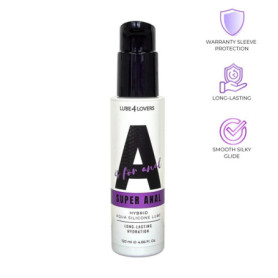 Lubrificante intimo anale ibrido silky glide salva preservativo 120 ml