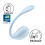 Vibratore vaginale stimolatore punto-g indossabile in silicone con bluetooth multiprogramma