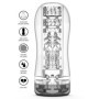 Mastrubatore maschile stimolatore per pene con aspirazione sextoys ingrandimento pene trasparente