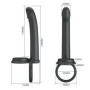 Pene indossabile stimolatore vaginale anale in silicone con anelli fallici sextoys per coppie