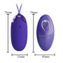 Ovetto vibrante stimolatore clitoride vaginale in silicone ricaricabile con telecomando ideale per coppie