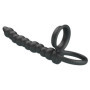 Dildo strap-on con anelli fallici in silicone doopio stimolatore vaginale anale sextoys per coppie