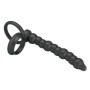 Dildo strap-on con anelli fallici in silicone doopio stimolatore vaginale anale sextoys per coppie