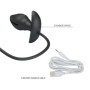 Vibratore anale gonfiabile in silicone ricaricabile con pompa stimolatore anale