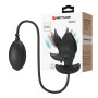 Vibratore anale gonfiabile in silicone ricaricabile con pompa stimolatore anale