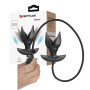 Vibratore anale gonfiabile in silicone ricaricabile con pompa stimolatore anale