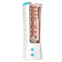 Masturbatore vagina finta automatico multiprogramma stimolatore pene con sexy talk