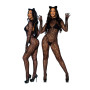 Tutina sexy leopardata taglia unica catsuit leopardato per lei abbigliamento intimo hot