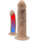 Fallo vibrante ultra realistico in silicone con telecomando stimolatore vaginale anale