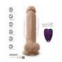 Dildo vibrante in silicone con testicoli super realistico con telecomando stimolatore anale vaginale silexd