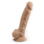 Dildo vibrante in silicone con testicoli super realistico con telecomando stimolatore anale vaginale silexd