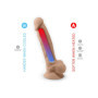 Dildo vibrante in silicone con testicoli super realistico con telecomando stimolatore anale vaginale silexd