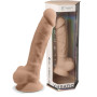 Dildo vibrante in silicone con testicoli super realistico con telecomando stimolatore anale vaginale silexd